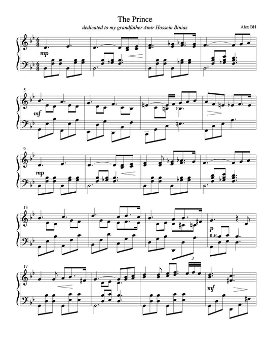 The Prince - Sheet Music